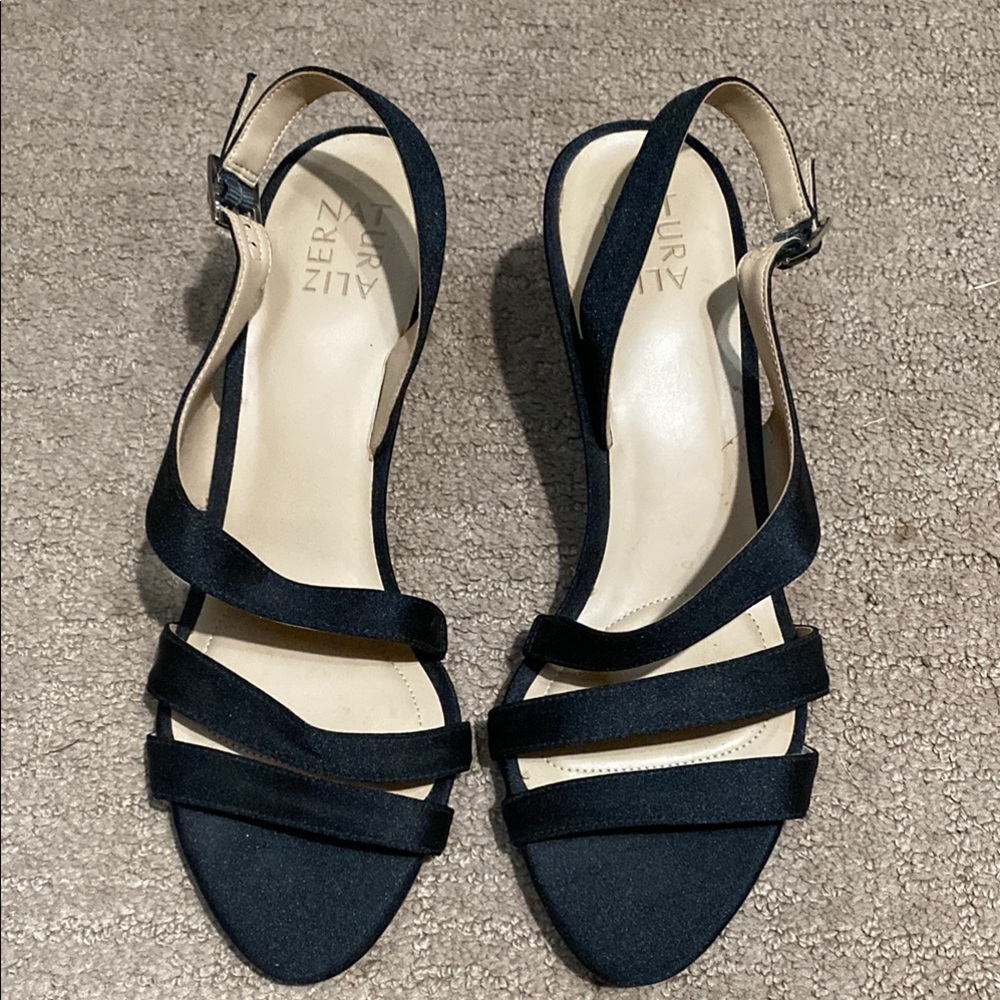 Naturalizer Black Sophisticated 10M Heels Summer Wedding Guest